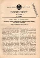 Original Patentschrift - Georg Boner In Legnano , Italia , 1900 , Controllore Per Macchine !!! - Legnano