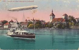 1916 Arbon Mit Graf Zeppelin's Luftschiff - Arbon