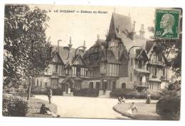 Le Chesnay (78) :  Le Château Du Manoir  En 1908 (animé). - Le Chesnay
