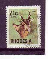 Rhodésie Du Sud YV 235 O 1974 Eland - Gibier