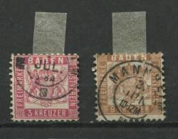 Germany Baden 1862 Mi 18,20 Used Cv 40 Euro - Used