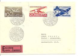 1944 Tag Der Briefmarke Mit Flugpostmarken Express Mit AK-Stempel - Lettres & Documents