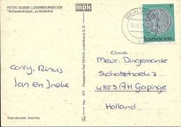 Luxembourg Beaufort 1979 >> Gapinge Nederland - Lettres & Documents