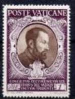 VATICAN 1946 400th Anniv Of Inauguration Of Council Of Trent. 1l. - Brown And Purple   MH - Neufs