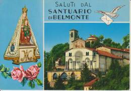 TORINO--VALPERGA CANAVESE--SANTUARIO DI BELMONTE--FRATI FRANCESCANI--FG--V 28-8-66 - Altri Monumenti, Edifici