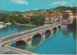 TORINO--GRAN MADRE E PONTE VITTORIO EMANUELE I--FIUME PO--FG--SCRITTA - Bridges