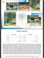 Europa CEPT Estonia 2011 Stamps Presentation Card Europa: Forests Elk Mi 694-5 - 2011