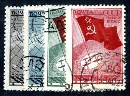 (e699)  Russia 1938  Sc.625-28  Used  Mi.584-87 - Gebraucht