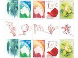Australia 2013 Greetings  Gutter Strip MNH - Mint Stamps