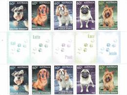 Australia 2013 Top Dogs  Gutter Strip MNH - Mint Stamps