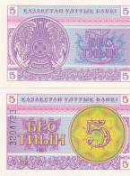 Kazakhstan 5 Tyin 1993 Uncirculated - Kazakistan