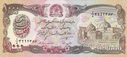 Afghanistan 1000 Afghanis 1991 Uncirculated - Afghanistan