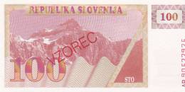 Slovenia 100 Tolarjev 1990 Uncirculated - Eslovenia