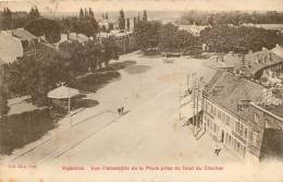 59 RAISMES VUE D'ENSEMBLE DE LA PLACE PRISE DU HAUT DU CLOCHER - Raismes