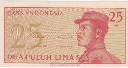 Indonesia 25 Sen 1964 Uncirculated - Indonesia