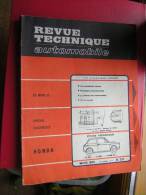 REVUE TECHNIQUE AUTOMOBILE RTA N° 275 MARS  1969  ETUDE TECHNIQUE  HONDA  N 360  N 600  N 600 GT - Auto