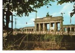 Berlin West Stacheldraht Um Das Brandenburger Tor Grenze Mauer 70er - Muro Di Berlino