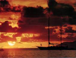 (765) Australia - QLD - Great Barrier Reef Sunset - Great Barrier Reef