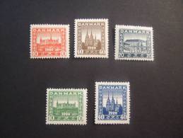 DANMAK  1920/21  MICHEL 110/12 + 114/15  YVERT  122/26      MNH ** (025102-1250/015) - Unused Stamps