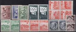 AUSTRALIA - LOT - KING GEORGE VI + BEEF - MNH/MLH  - 1936 - 55 - Mint Stamps