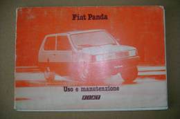 PBQ/13 Libretto Uso E Manutenzione FIAT PANDA 45 / 30 /AUTOMOBILI - Moteurs