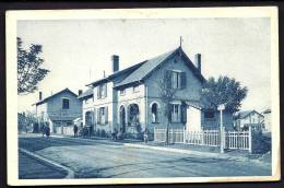 CPA ANCIENNE- FRANCE- FONTGRANDE (81)- LE HAMEAU- MAISONS DES OUVRIERS DE LA MINE- MONOCHROME BLEU - Carmaux