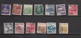 JAPON ° YT 1937 N° LOT DE 13 TIMBRES OBLITERES - Oblitérés