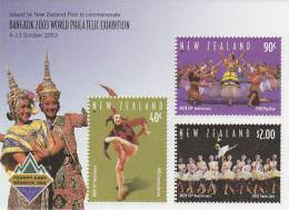 New Zealand 2003 Bangkok 2003 Exhibition Mini Sheet  MNH - Blocks & Kleinbögen