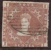 NUEVA ESCOCIA 1851/53 - Yvert #1 - VFU - Usati