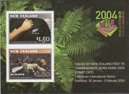 New Zealand 2004 Hong Kong 2004 Mini Sheet  MNH - Blocks & Kleinbögen