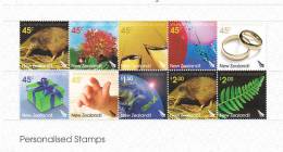 New Zealand 2005 Personalised Issue Sheetlet  MNH - Blocks & Kleinbögen