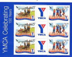 New Zealand 2005 YMCA Celebrating 150 Years Mini Sheet  MNH - Blocks & Sheetlets