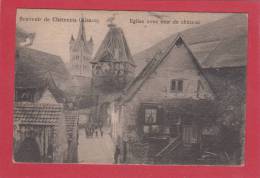 CHÂTENOIS --> L´Eglise Avec Tour Du Château - Chatenois