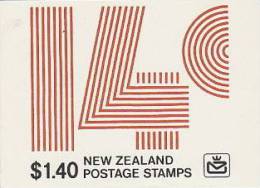 New Zealand-1980 $ 1.40 Booklet  SB 33 - Carnets