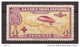 ES348-L4080TA.España.Spai N   Espagne. 1ª  CRUZ ROJA ESPAÑOLA  AEREA..1926. (Ed 348**)..EXCELENTE - Unused Stamps