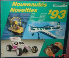 Catalogue NouveautésGRAUPNER 1993.99 Pages.Francais Et Anglais - Letteratura & DVD