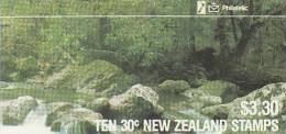 New Zealand-1986 Stream And Native Bush Canterbury SB 42 - Markenheftchen