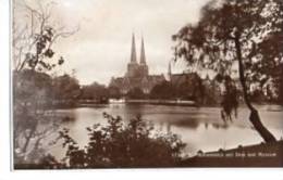 Lübeck Mühlenteich Mit Dom Und Museum Panorama Sw 23.8.1928 - Luebeck