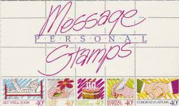 New Zealand-1988 Personal Messages Booklet  SB 47 - Cuadernillos