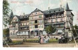 Litho Oberhof Thüringen Herzogliches Schloßhotel Hotel 10.7.1909 Nach Tübingen - Oberhof