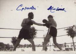 Cartolina Fotografica Pugilato - CASADEI Vs MUSINA Anni'50 Fotografo Bordin. - Boxing