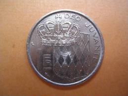 Monaco - Rainier 1 Francs - 1968 - 1960-2001 Nouveaux Francs