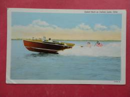 Speed Boat On Indian Lake Ohio  1947 Cancel    Ref 902 - Sonstige & Ohne Zuordnung