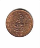 NEW ZEALAND    1/2  PENNY  1965  (KM # 23.2) - Nueva Zelanda