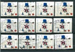 Belgique 2011 - YT 4173 (o) - Lot De 20 Timbres - Bonhomme De Neige - Côte 20,00 Euros - Used Stamps