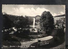 H587 Torino, Giardini E Stazione Porta Nuova - Station, Garden - Ed. SACAT, Vera Fotografia Fotocelere - Stazione Porta Nuova