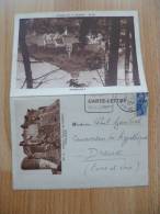 Carte Lettre Chateau Féodal De Murols.Cantal.1954 - Autres & Non Classés