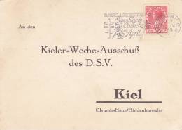 Postcard From Holland 1936 To The Kieler Woche Ausschuss, Application To See The Olympic Race - Zomer 1936: Berlijn