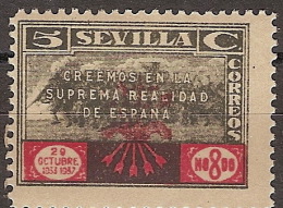 Locales Sevilla Galvez 679 (*) Falange - Spanish Civil War Labels