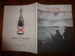 1954  Spécial Noël   PLAISIR De La CHASSE  Envoi Gratuit Pour La France Et Le Monde Entier - Chasse/Pêche